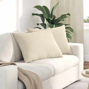 Cuscini da Divano 2 pcs Beige 70 x 50 cm Tessuto