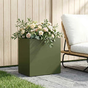 Vaso da giardino Verde Oliva 50 x 30 x 50 cm 8005532