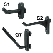 GANCIO IN NYLON PER PANNELLI PORTAUTENSILI G2 - pz 10  - Blister Koncreto
