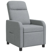 Poltrona reclinabile Grigio Chiaro Tessuto 42034921