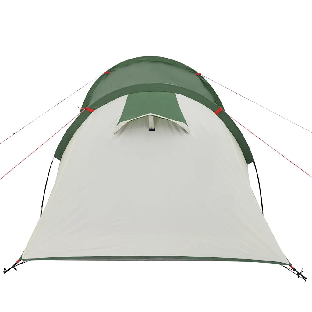 Tenda da Campeggio a Tunnel per 3 Persone-Tenda per Escursionismo Verde Impermeabile 897953