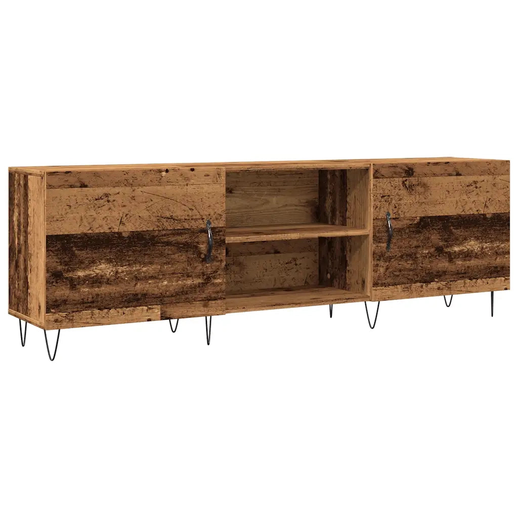 Mobile Porta TV Legno Antico 150x30x50 cm in Truciolato