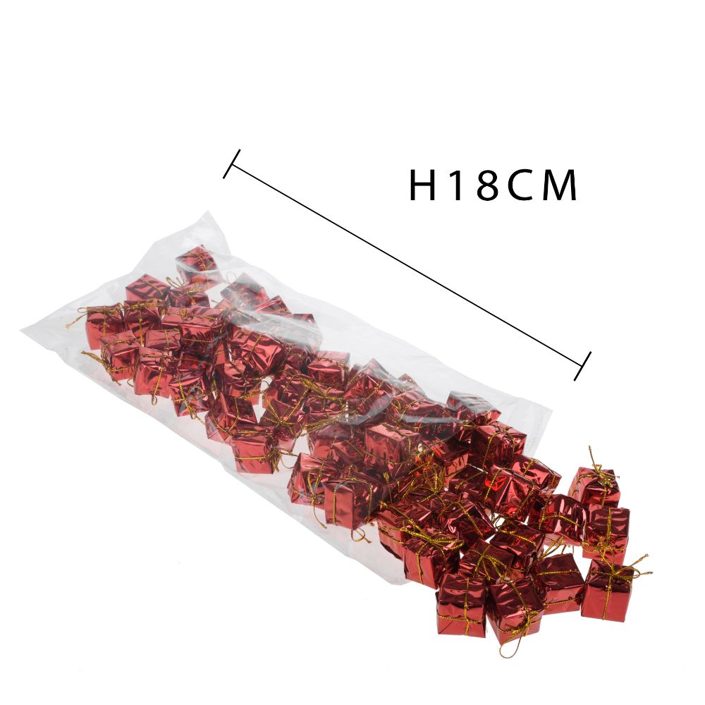 Set 240 Pacchetti Regalo Decorativi 2,5 cm in Foam Rosso