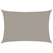 Vela Parasole | Telo Ombra | Vela da ombra 160 g/m2 Rettangolare Grigio Chiaro 3,5x5 m HDPE