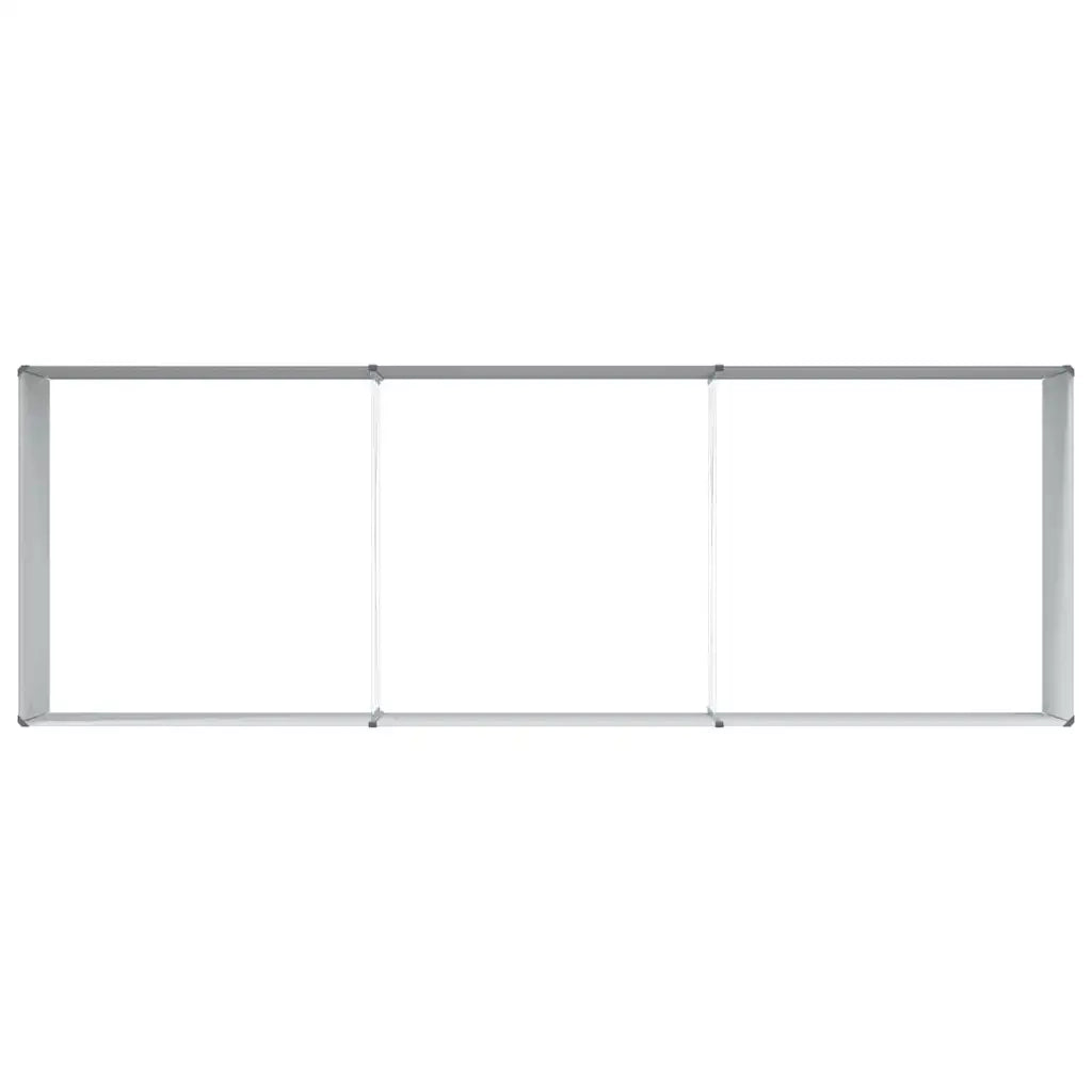 Fioriere | Cassetta per fiori | Letto rialzato da giardino 290 x 100 x 68 cm Acciaio zincato