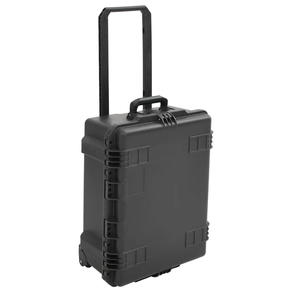 Valigetta da Volo Portatile Nera 62,5x50x28,5 cm in PP CFW4325418