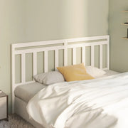 Testiera per Letto Bianca 186x4x100cm in Legno Massello di Pino cod mxl 47683