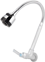 Kraan per montaggio a parete, 1/2 pollice singolo rubinetto per acqua fredda per cucina, rubinetto per cucina e bagno 360° girevole.