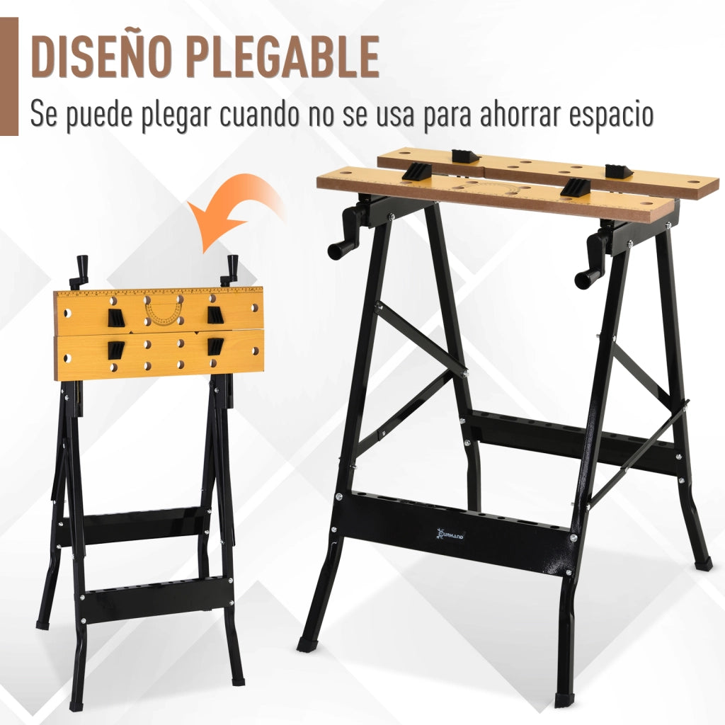 Tavolo da lavoro pieghevole ¨C Minimal ¨C 60,5x62,5x78,5 cm
