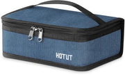 Picnic a portata personale, zaino isolato per pranzo, mini-zaino per pranzo, zaino per pranzo, borsa per pranzo pieghevole, zaino leggero per picnic per uomo e donna per ufficio, scuola, auto, picnic, spiaggia - Blu