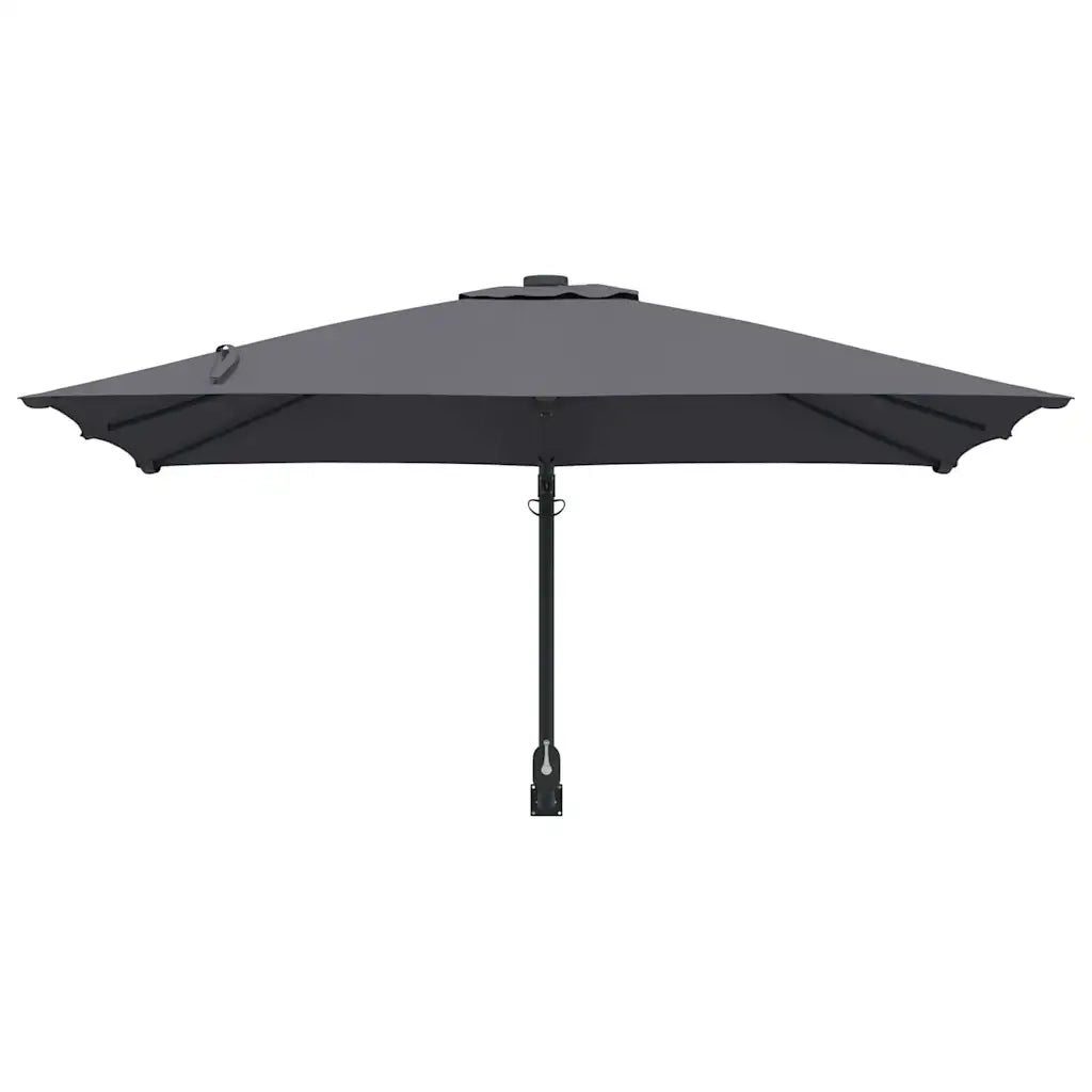Ombrello da giardino Antracite 248,5 x 247,5 x 160 cm 42003237