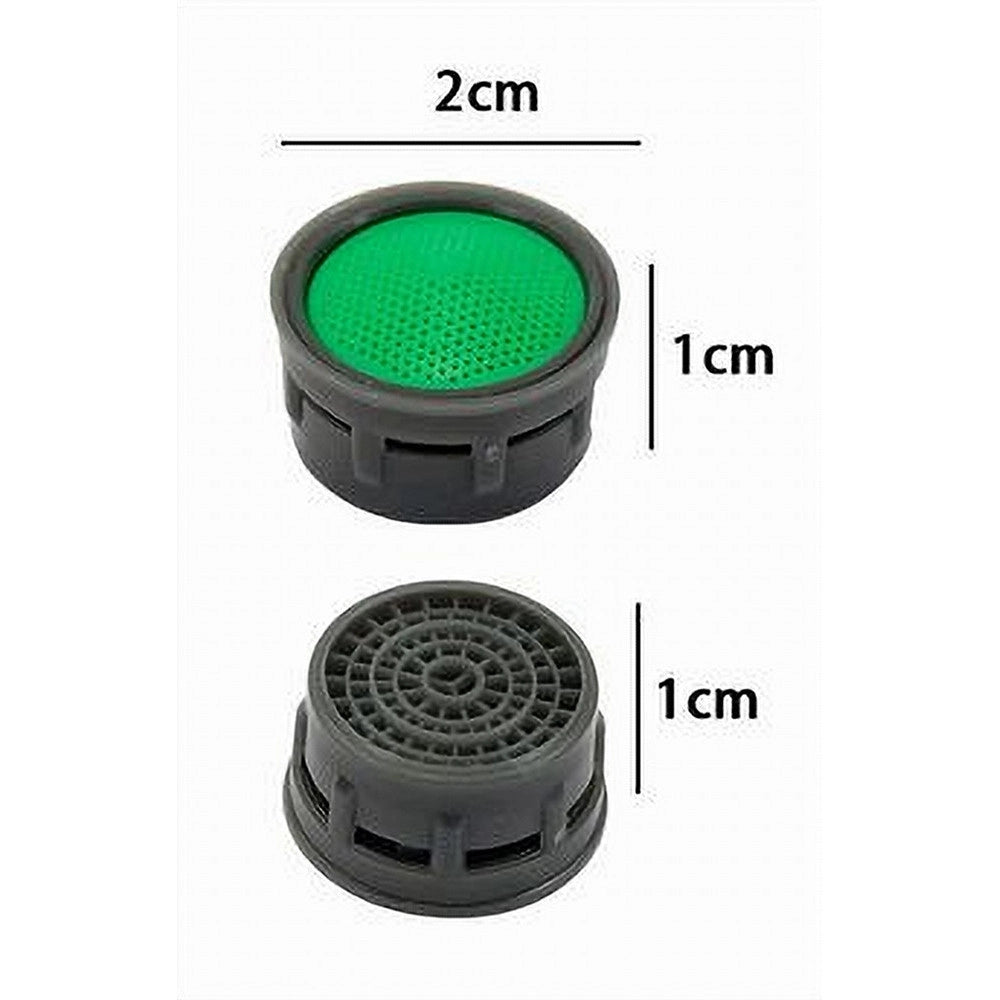 Trade Shop - Set 4 Pz Aeratore Per Rubinetto Lavabo Bagno Cucina 2x1cm Filtro Accessori 69381 -
