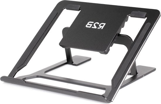 Sostegno per Laptop Flessibile e Ripiegabile 10-17 Pollici Nero - Modello R2B - Sostegno per Notebook con Sostegno per Computer
