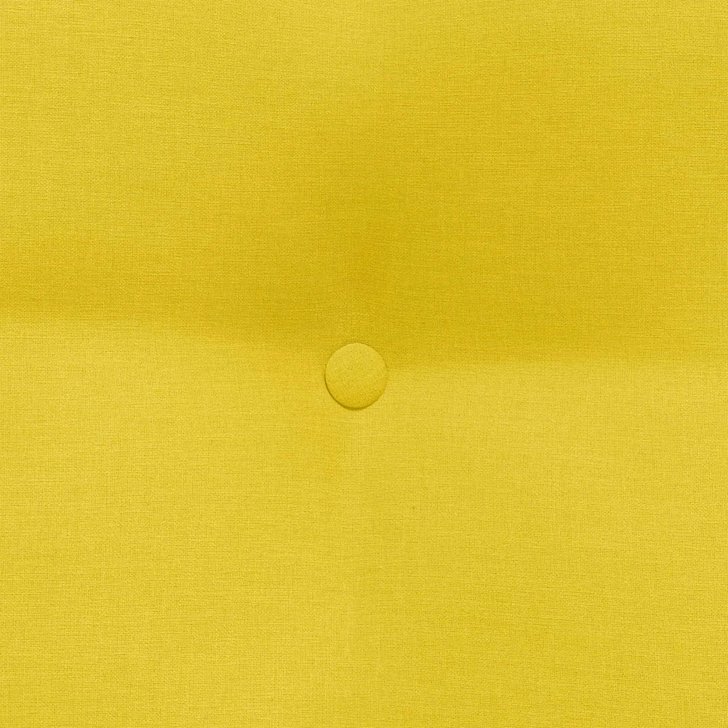 Cuscino per Schiena Giallo Chiaro 60 x 24 x 50 cm Tessuto
