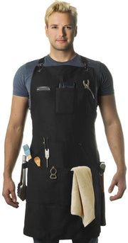 Keukenschort Professionale con Molti Taschi - Cucina e Cottura - Cinturoni Incrociati