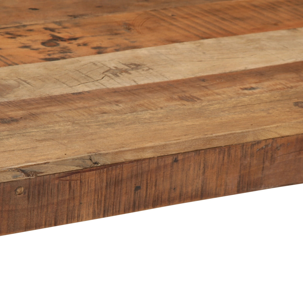 Tavolino da caffÃ¨ 110x55x40 cm in legno massello di recupero