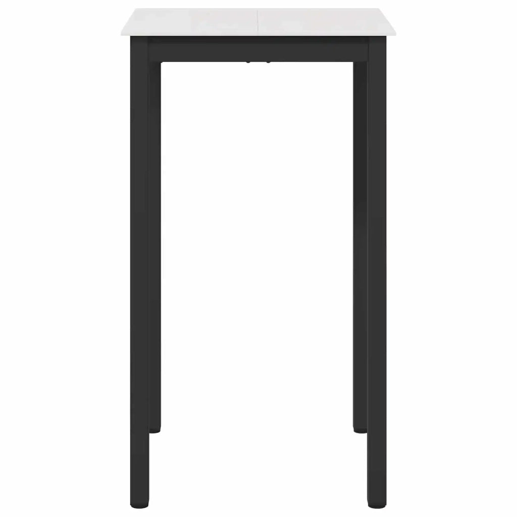 Tavolo da bar Bianco 60 x 60 x 105 cm Pino massello 892798