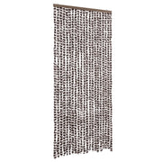 Zanzariera Marrone e Bianca 90x220 cm Ciniglia CFW7128823