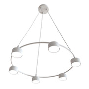 Lampada sospensione STARLIT bianca 6 luci GX53 Emibig