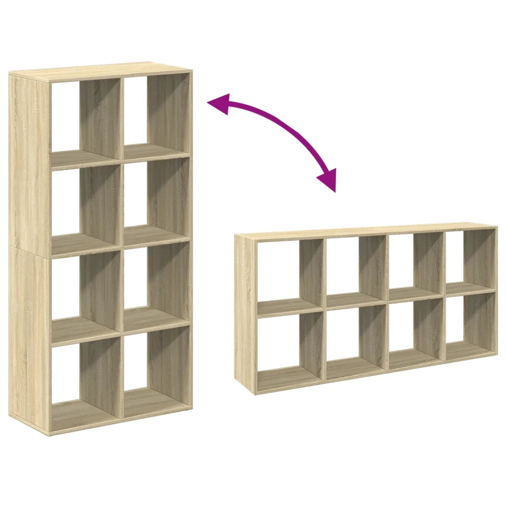 Libreria Divisorio Rovere Sonoma 69,5x29x137,5 cm in Truciolato 858023