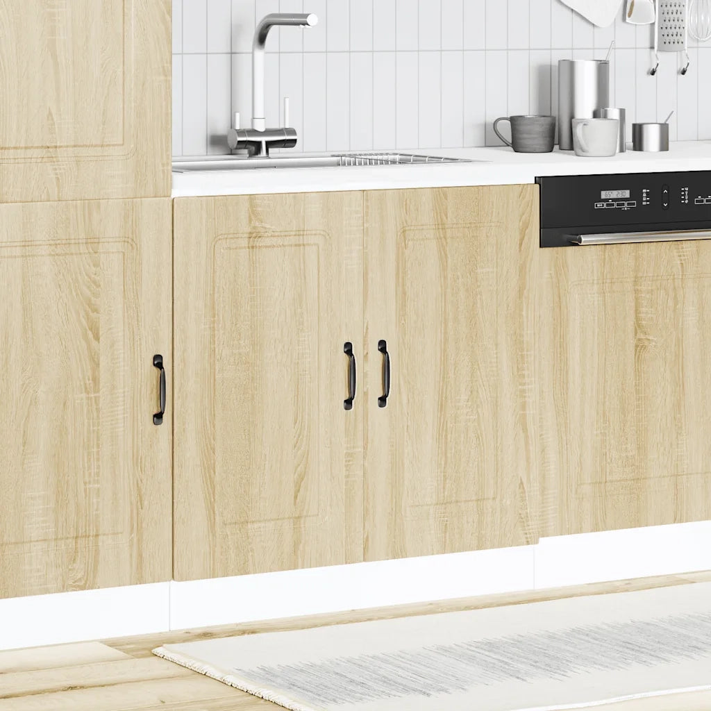 Mobile base lavello-Armadietto da bagno Kalmar Rovere Sonoma 80x46x81,5 cm