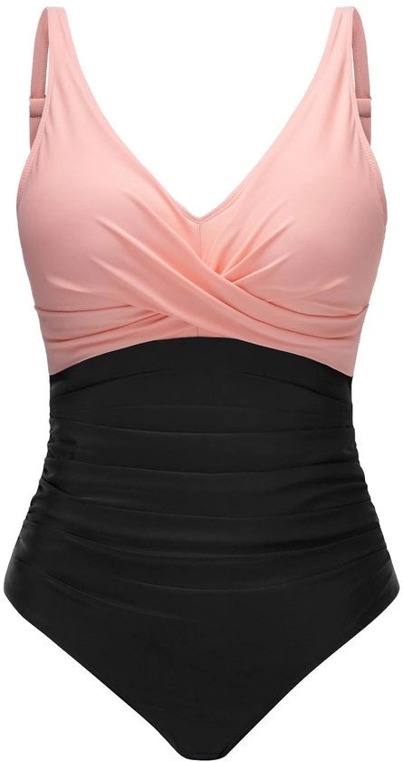 Costumi da bagno unisex - Cintura alta - Push-up - Controllo della vita - Body fit - Stoffa di alta qualità 82% Nylon/18% Elastan - Abbigliamento da bagno