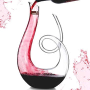 Caraffa per vino da tavola progettata per un rapido decantaggio - vino rosso e bianco - forma simbolica 1300 ml