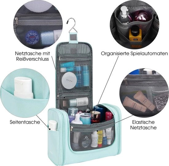 Wastas grandi per toilette, per donne e uomini, per viaggiare, per bambini e adulti, colore verde menta