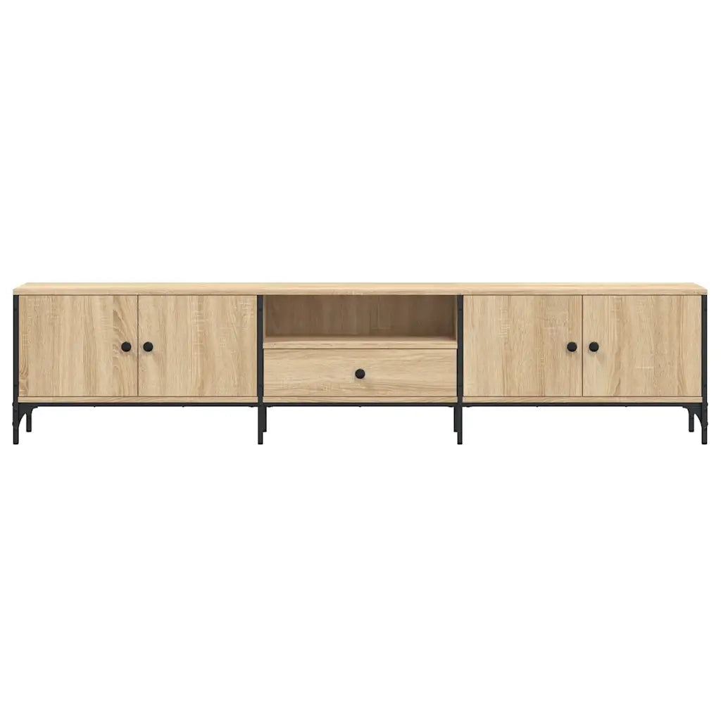 Mobile TV | Armadietto TV | Mobile Porta TV Cassetto Rovere Sonoma 200x25x44 cm Legno Multistrato
