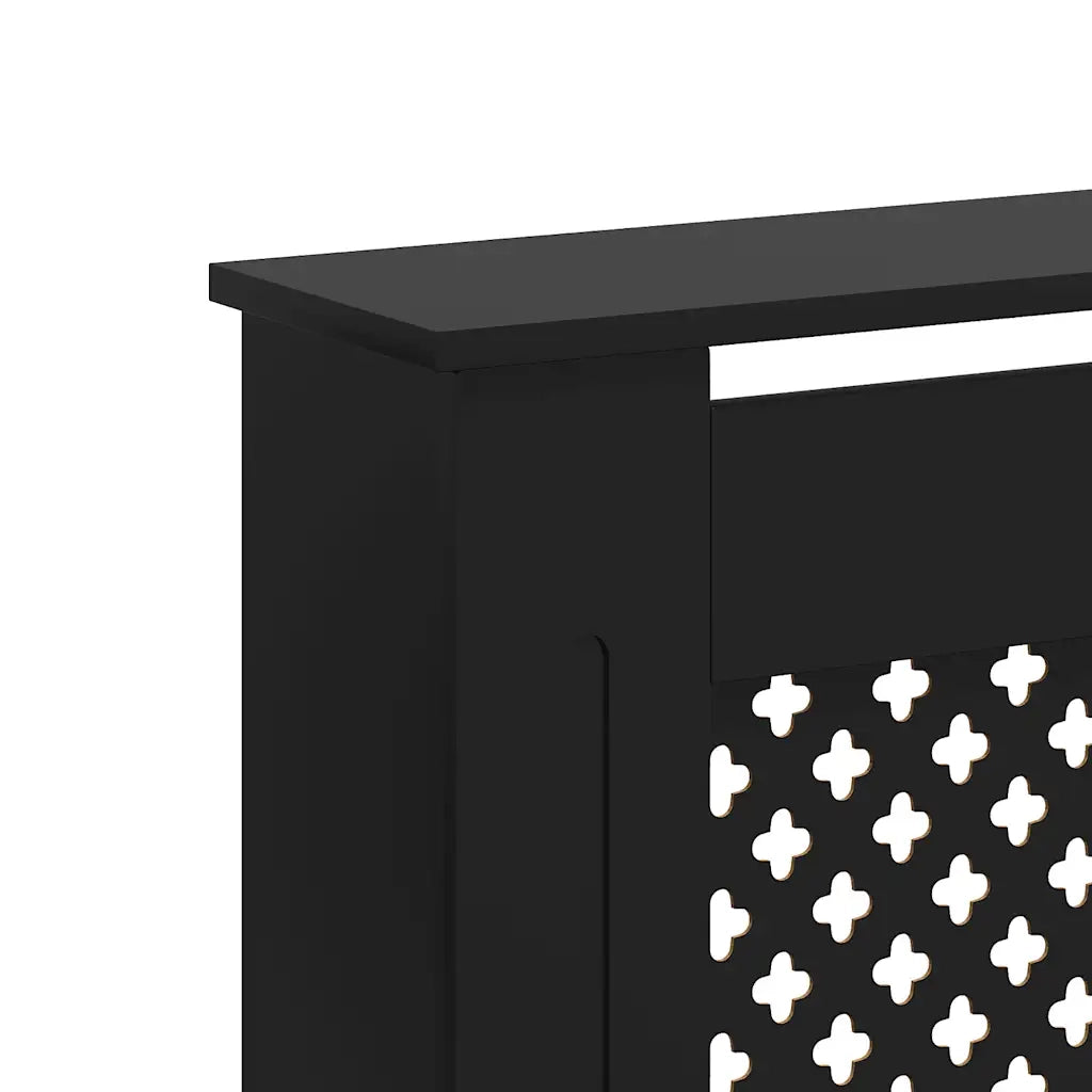 Copertura per Radiatore Nera 172x19x81 cm in MDF cod mxl 72231
