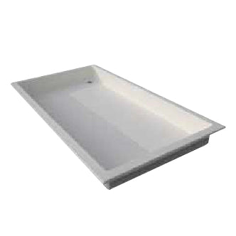 Vaschetta Lava Piedi Per Piscina 200 X 100 X H20 Cm - Colore Bianco Colore: Bianco