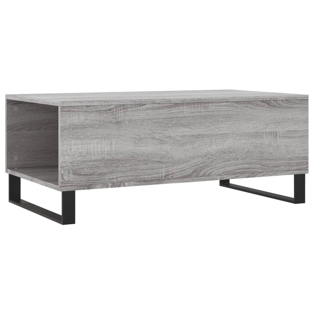 Tavolino Salotto Grigio Sonoma 90x50x36,5 cm Legno Multistrato 830818