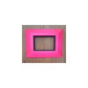 Trade Shop - Placca Placchetta Placchette Compatibili Per Serie Axolute Bticino Colorate Sq - Fucsia -7 Fori     -