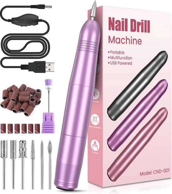 Vijilatrice elettrica per unghie - senza unghie - manicure - pedicure - anche per unghie in gel - cura perfetta per le unghie