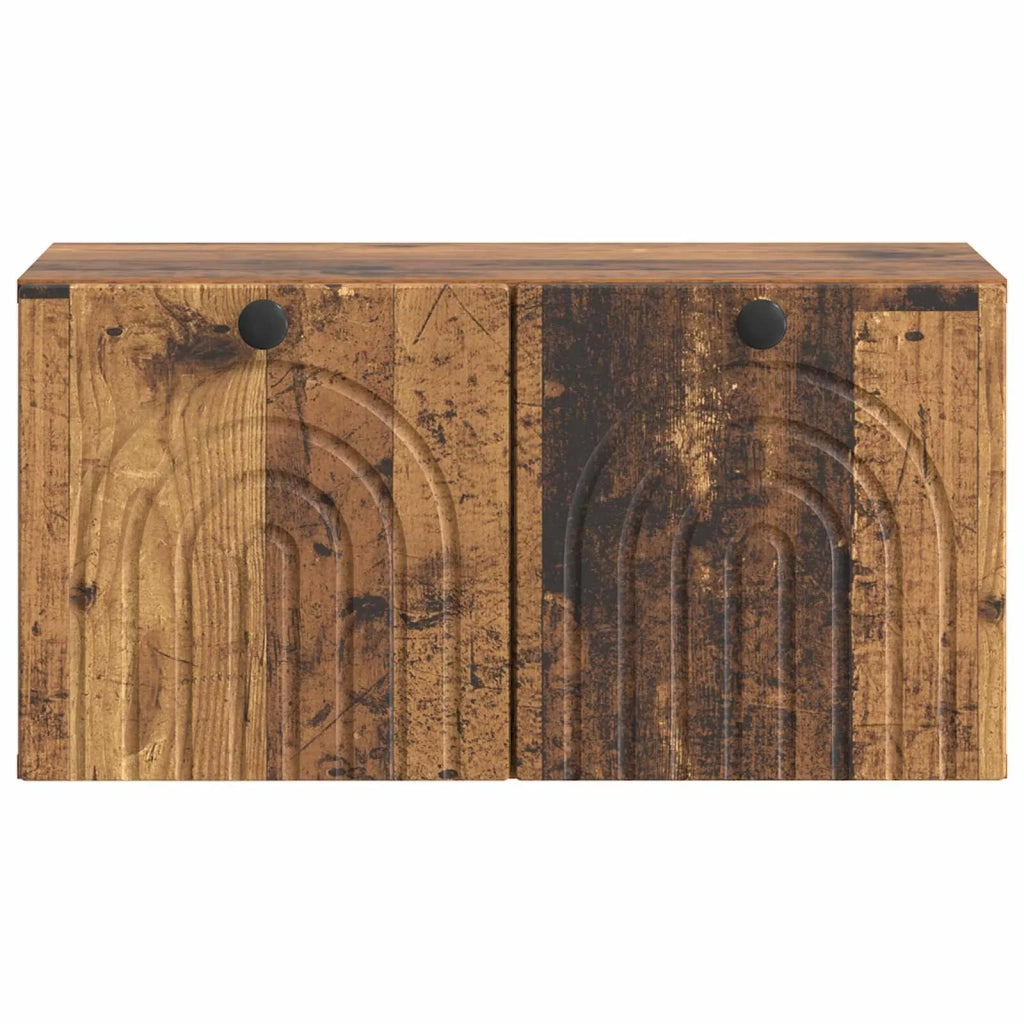 Mobile Porta TV da Muro Legno antico 59,5 x 31 x 30 cm 898203