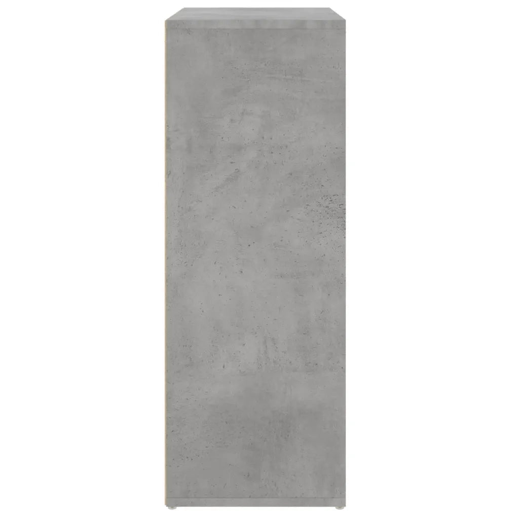 Credenza | Madia | Buffet da pranzo | Armadio da pranzo Grigio Cemento 60x31x84 cm in Legno Multistrato
