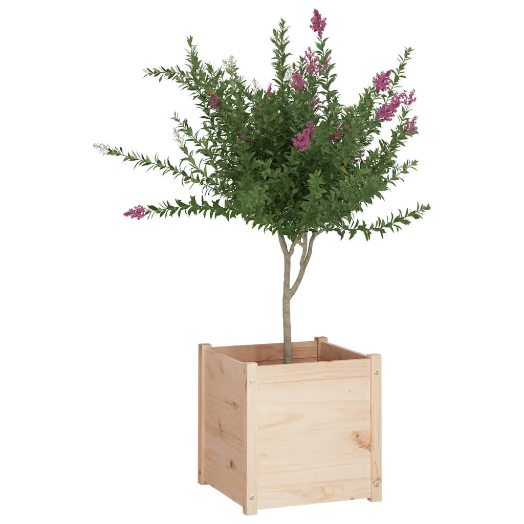 Fioriere da Giardino 2 pz 50x50x50 cm Legno Massello di Pino cod mxl 67243