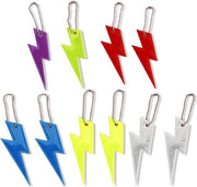 Hangers di sicurezza per riflettori - 10 pezzi di hanger per riflettori per bambini - hanger per zaino scolastico - bicicletta e passeggio