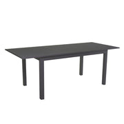 Tavolo in alluminio Sullivan allungabile antracite cm150/210x90xh73