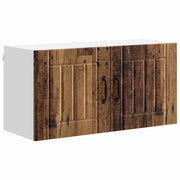Pensile da cucina | Armadietto a muro LUCCA Legno antico 80 x 31 x 40 cm