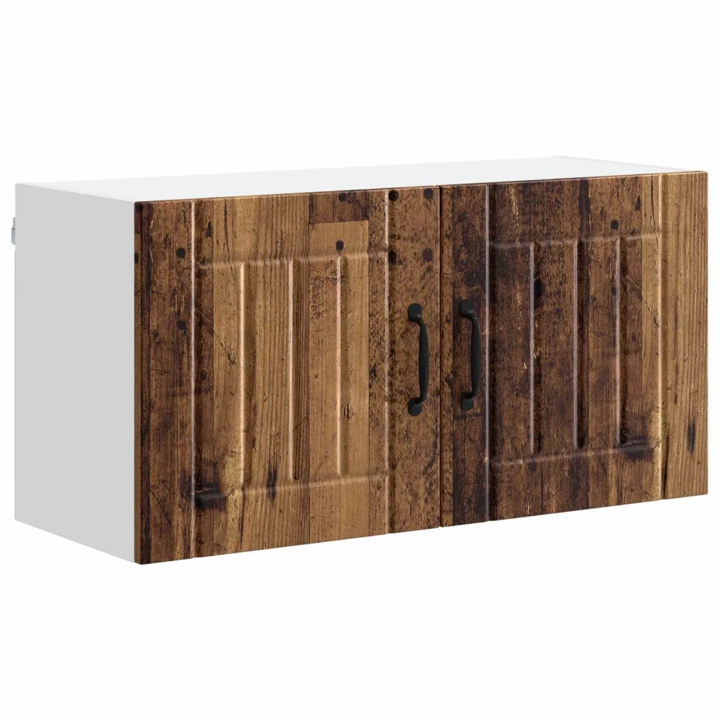 Pensile da cucina | Armadietto a muro LUCCA Legno antico 80 x 31 x 40 cm