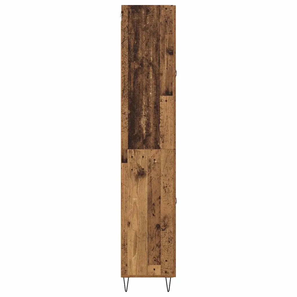 Credenza-Buffet-Armadio da cucina Legno vecchio 69,5 x 34 x 180 cm Legno multistrato 224316