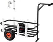 Carrello da spiaggia - 91 kg - Pneumatici gonfiabili - Per sabbia e pesca