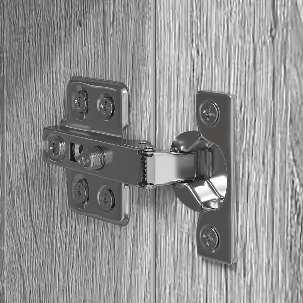 Set di Mobili Porta TV 4 pz Grigio Sonoma in Legno Multistrato cod mxl 20259
