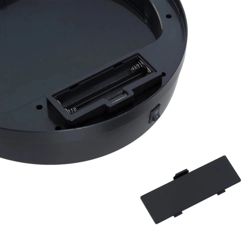 PATTUMIERA con sensore 30 L Ø30,5x51,5 cm Nero Acciaio inox