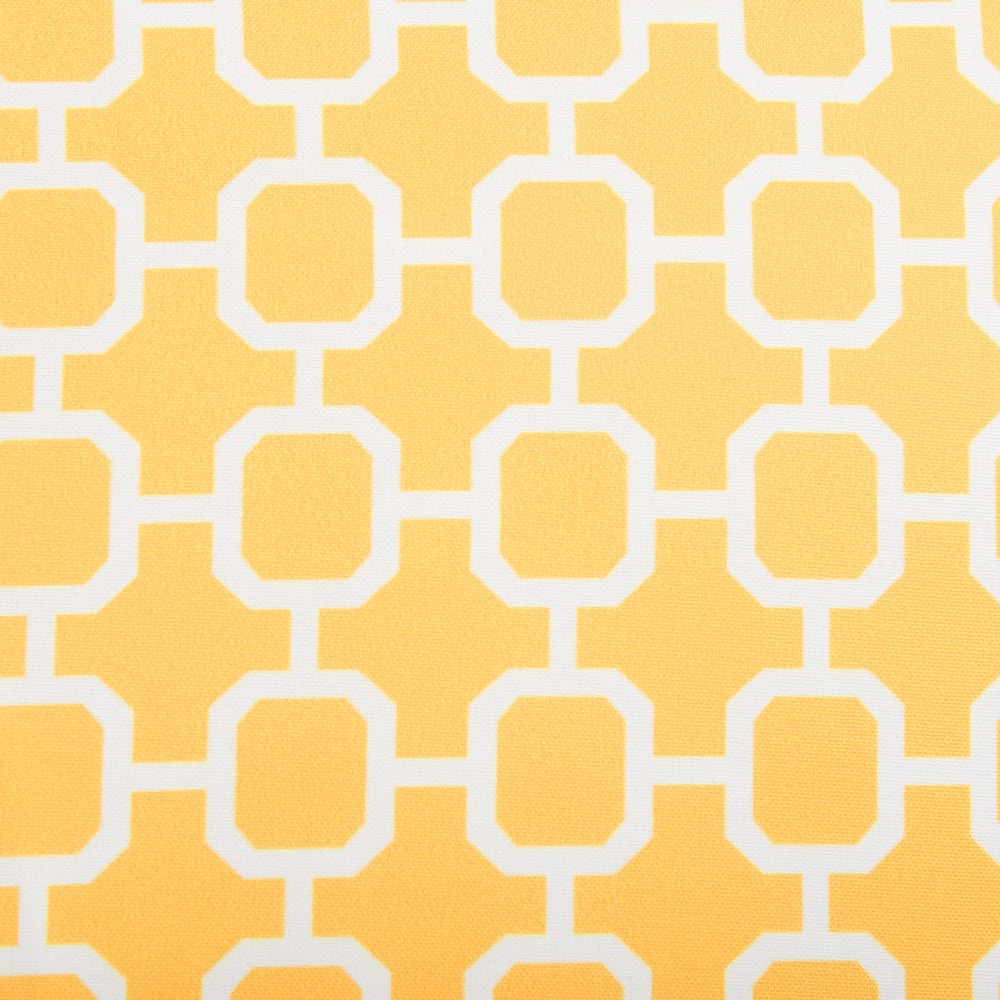 Set di 2 Cuscini da Esterno Giallo 40 x 40 cm Zip Modern