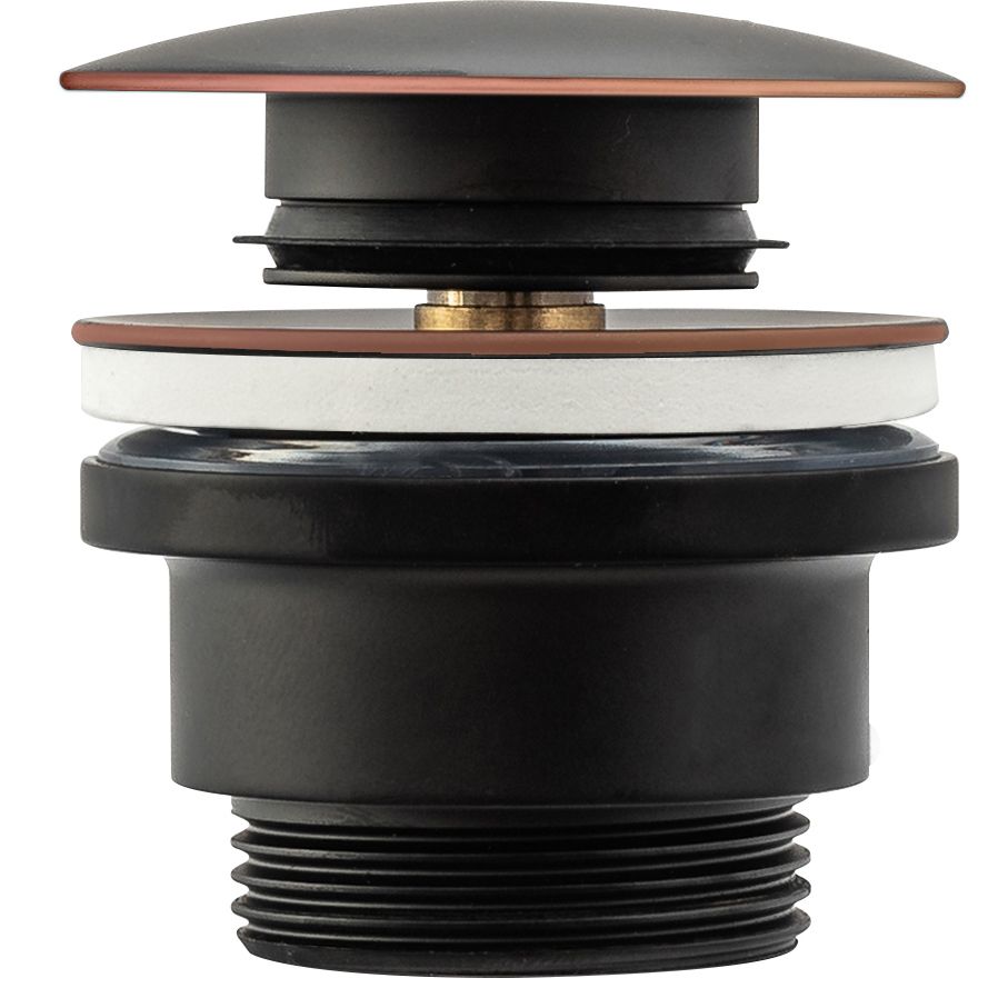 Tappo Per Lavabo Universale Klik-klak Rea Old Black