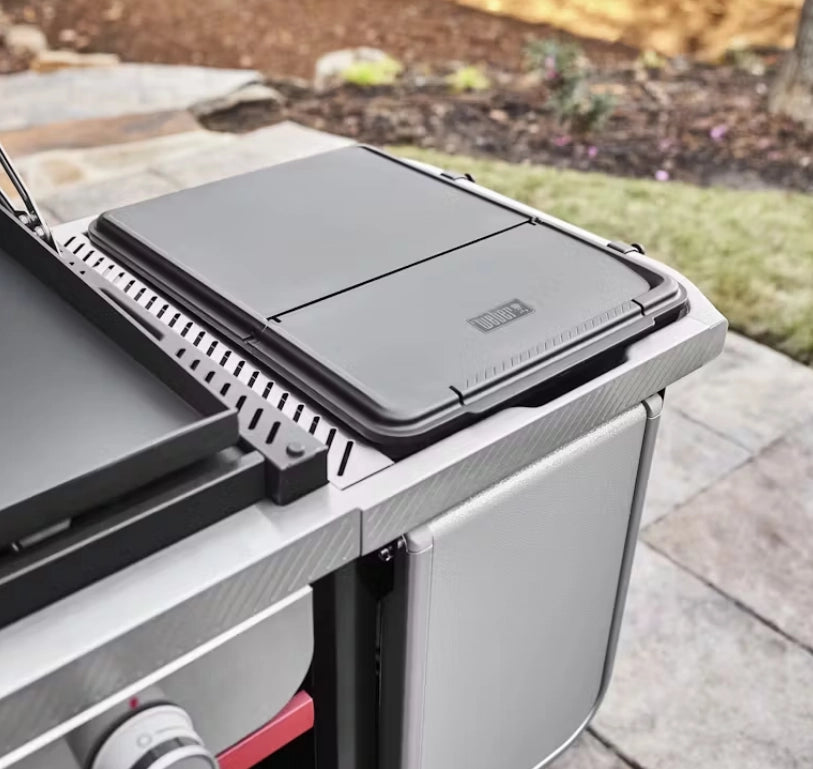 Weber 3400107 contenitore per esterni weber works compatibile con piastre premium weber slate da 76 cm