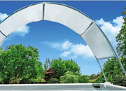 Piscina con tettoia - Ombreggiatura per piscine rettangolari - 28054