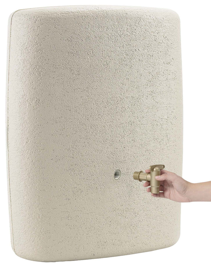 Contenitore 275 Litri per Raccolta Acqua Piovana Verdemax Beige